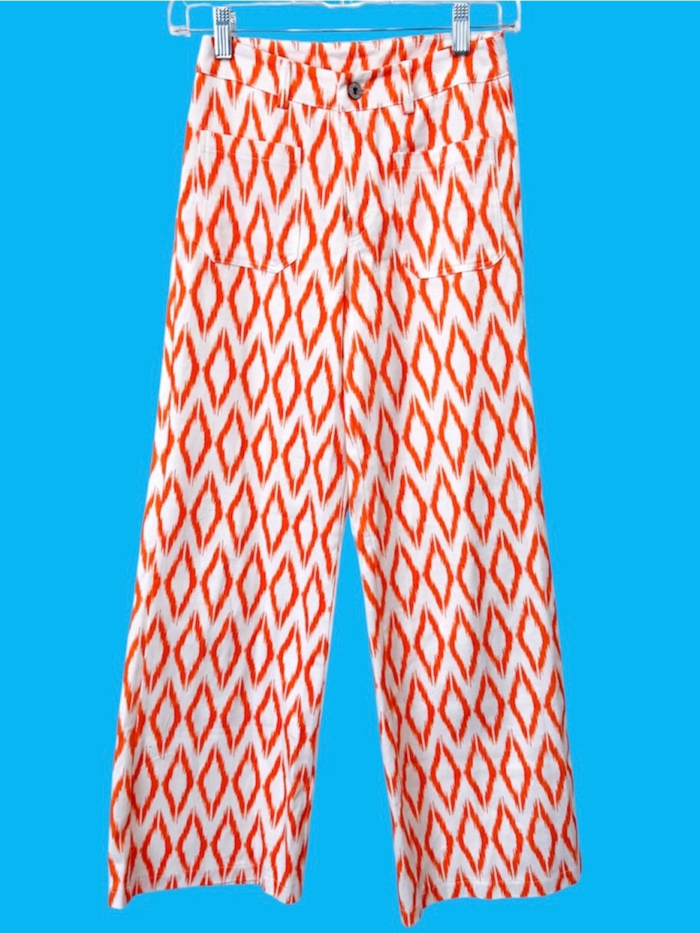 Mindtraveler Barcelona orange ikat diamond jeans